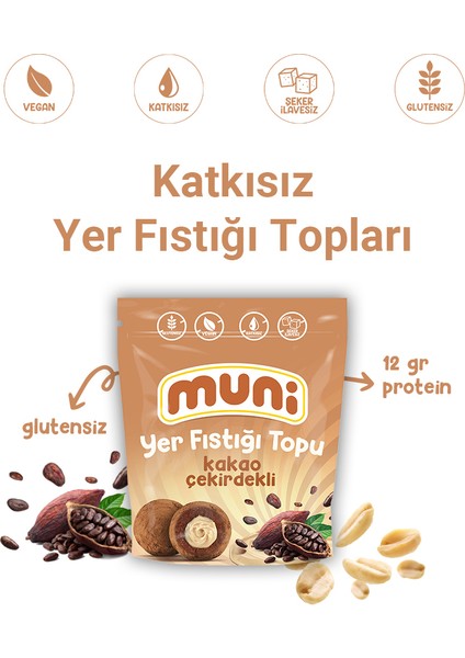 Yer Fıstığı Topu, Mixed Paket, 80 gr x 6 Adet