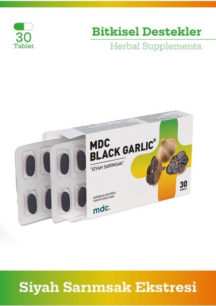 Black Garlic Sarımsak Ekstresi 30 Tablet