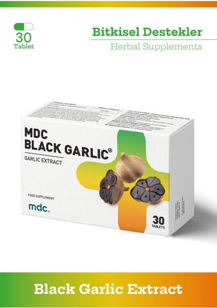 Black Garlic Sarımsak Ekstresi 30 Tablet