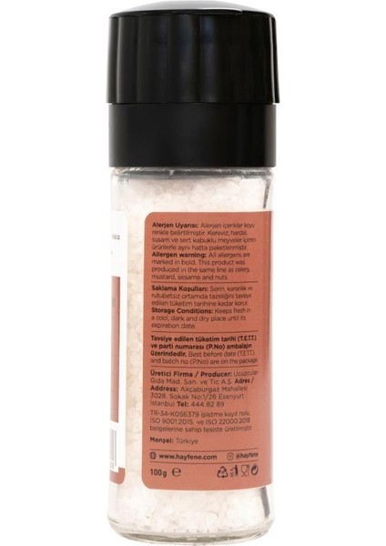 Çankırı Kaya Tuzu 100 g (Değirmen Kapaklı) fiyatları