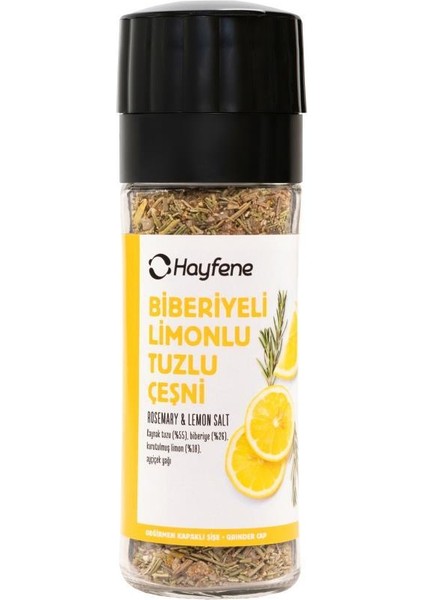 Biberiyeli Limonlu Tuzlu Çeşni 65 gr (Değirmen Kapaklı)