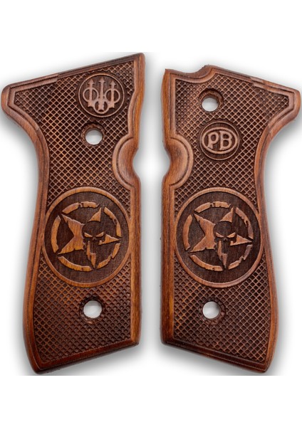Silah Kabzası - Girsan Yavuz 16, Beretta F92 ile Uyumlu - Meşe Renk - BRTF92MS013