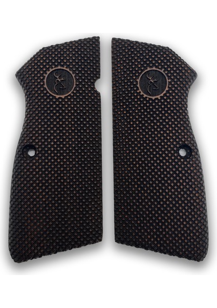 Silah Kabzası - Zig 14, Browning Hp, High Power 14, Spor Kasa ile Uyumlu - Koyu Kahverengi Renk - BRWHPSCV008