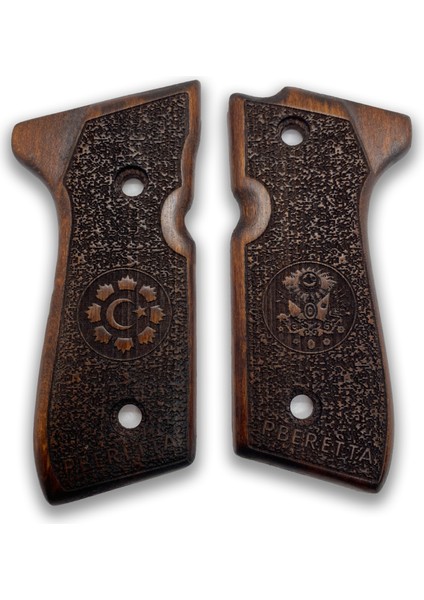 Silah Kabzası - Girsan Yavuz 16, Beretta F92 ile Uyumlu - Koyu Kahverengi Renk - BRTF92CV028