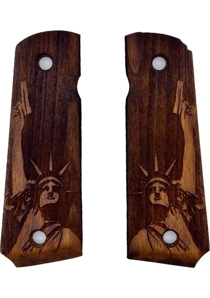 Silah Kabzası - Colt 1911, Girsan Mc 1911 ile Uyumlu - Tütün Renk - CLT1911TN008