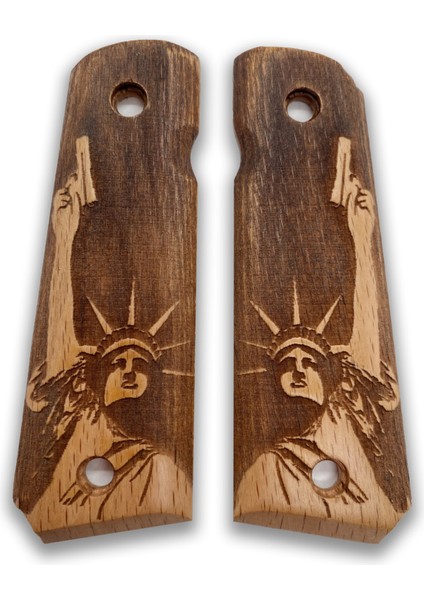 Silah Kabzası - Colt 1911, Girsan Mc 1911 ile Uyumlu - Sadece Vernik Uygulanmış - CLT1911SV008