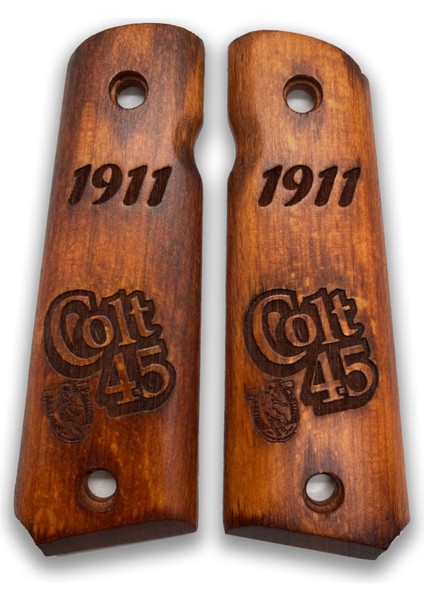 Silah Kabzası - Colt 1911, Girsan Mc 1911 ile Uyumlu - Meşe Renk - CLT1911MS042
