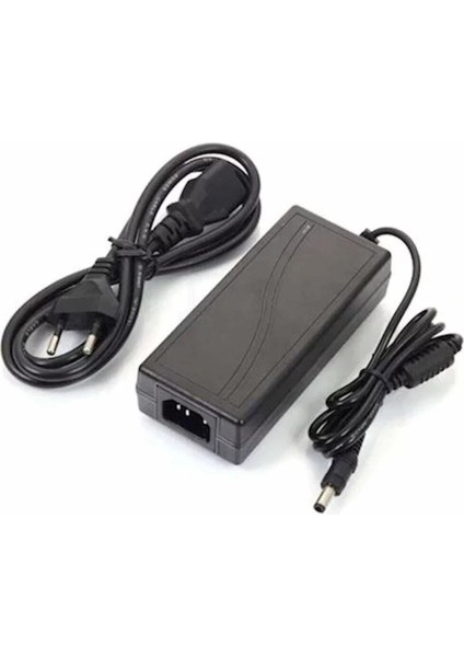Org Ork Adaptörü 12V 5AH 12 Volt 5 Amper Adaptör Plastik Kasa Priz Tip 60W Waat 2 Metre Kablolu