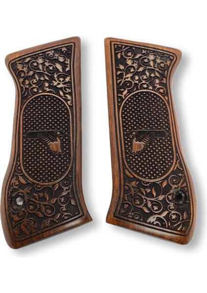 Silah Kabzası - Jericho 941, 941F, 941S, 941 Fs ile Uyumlu - Koyu Kahverengi Renk - JR941CV005