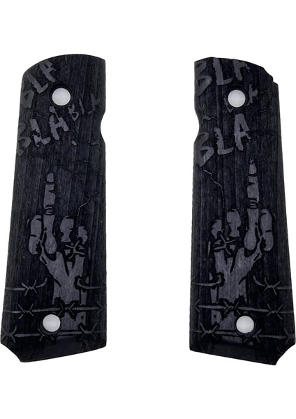 Silah Kabzası - Colt 1911, Girsan Mc 1911 ile Uyumlu - Siyah Renk - CLT1911SY009