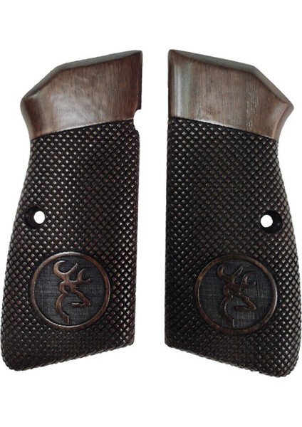 Silah Kabzası - Zig 14, Browning Hp, High Power 14, Spor Kasa ile Uyumlu - Koyu Kahverengi Renk - BRWHPSCV011