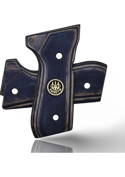 Silah Kabzası - Girsan Yavuz 16, Beretta F92 ile Uyumlu - Sadece Vernik Uygulanmış - Lamine Malzemesinden Yapılma - Metal Logolu - LMBRTF92SV051L1 fırsatları