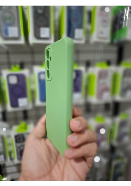 Samsung Galaxy A54 Kılıf Kamera Çıkıntılı Içi Kadife Yumuşak Dokulu Lansman Silikon Kapak modelleri