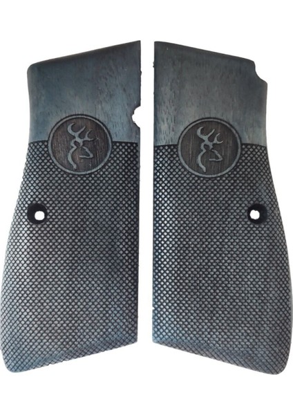 Silah Kabzası - Zig 14, Browning Hp, High Power 14, Dik Kasa, Browning Halkalı (Halka Için Kesim Yaptırmak Için Mesaj Atın), Halkasız ile Uyumlu - Mavi Renk - BRWHPMV026