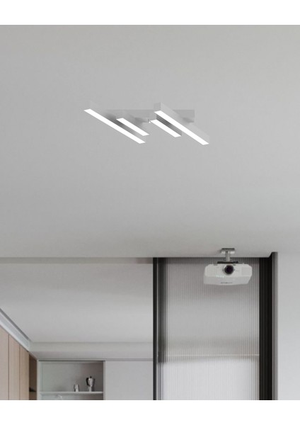 Grada (Gri Kasa, Beyaz Işık) Ledli Modern Plafonyer LED Avize Salon Mutfak Oturma Odası Antre Hol Çocuk Odası LED fiyatları