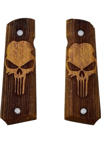 Silah Kabzası - Colt 1911, Girsan Mc 1911 ile Uyumlu - Tütün Renk - CLT1911TN006