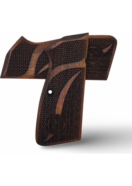 Silah Kabzası - Zig 14, Browning Hp, High Power 14, Spor Kasa ile Uyumlu - Koyu Kahverengi Renk - BRWHPSCV004 fırsatları