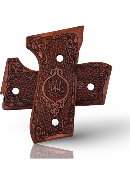 Silah Kabzası - Girsan Yavuz 16, Beretta F92 ile Uyumlu - Meşe Renk - BRTF92MS023 fırsatları
