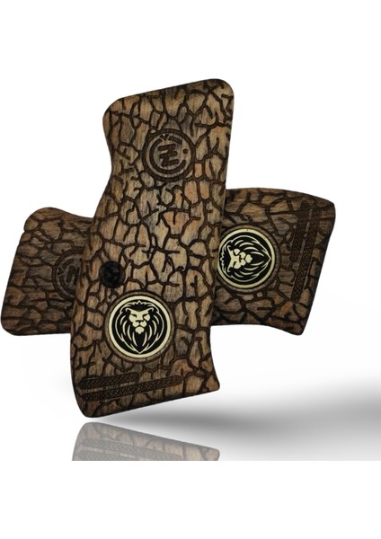 Silah Kabzası - Cz Kompakt, P-01 ile Uyumlu - Açık Kahverengi Renk - Metal Logolu - CZCMPUC018L1 fırsatları