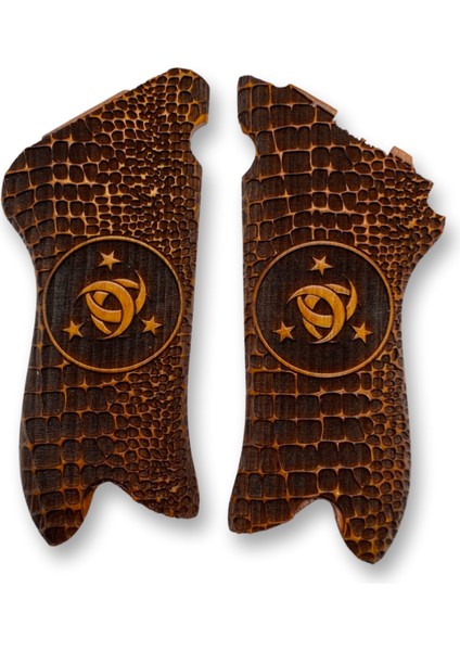 Silah Kabzası - Luger P08, 1917 Parabellum ile Uyumlu - Sarı Renk - LGRP08SR005