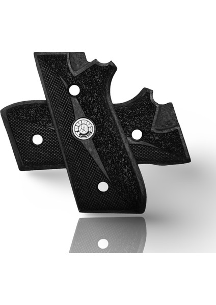 Silah Kabzası - Cybergun, Taurus PT92 ile Uyumlu - Siyah Renk - Metal Logolu - TRSPT92SY002L2