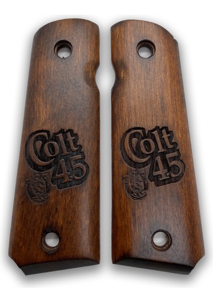 Silah Kabzası - Colt 1911, Girsan Mc 1911 ile Uyumlu - Koyu Kahverengi Renk - CLT1911CV062