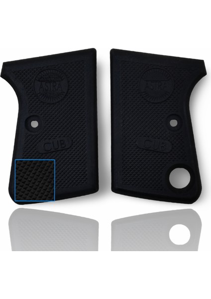 Silah Kabzası - Astra CUB2000, Cup 6,35 ile Uyumlu - Siyah Renk - Polimer Malzemesinden Yapılma - POASTCUBSY001