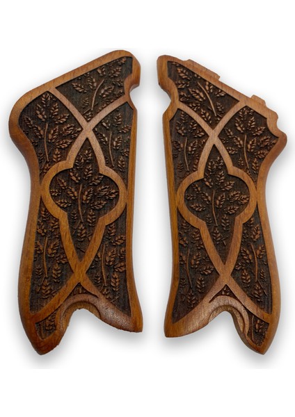 Silah Kabzası - Luger P08, 1917 Parabellum ile Uyumlu - Sarı Renk - LGRP08SR014