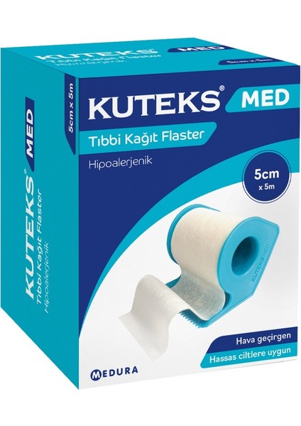 Hipoalerjenik Tıbbi Kağıt Flaster 5cm x 5mt – 1 Adet