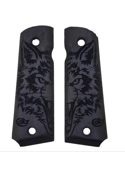 Silah Kabzası - Colt 1911, Girsan Mc 1911 ile Uyumlu - Siyah Renk - CLT1911SY050