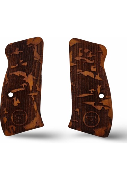 Silah Kabzası - Cz Kompakt, P-01 ile Uyumlu - Tütün Renk - CZCMPTN003