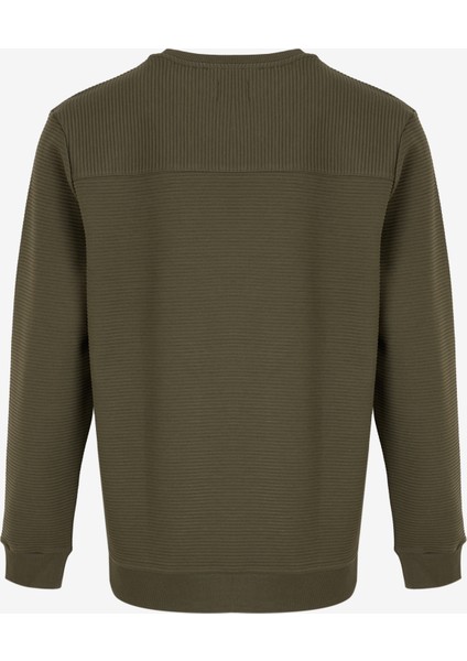 Bisiklet Yaka Haki Erkek Sweatshırt M4WM-SWT-1808 fiyatları