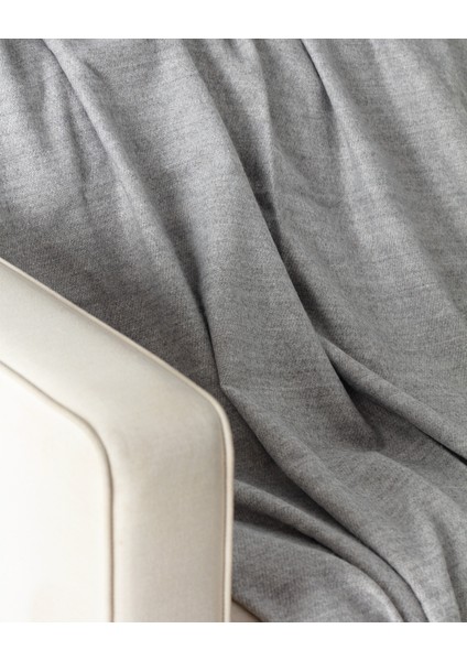 Chale Tek Kişilik Pamuklu Battaniye - Gri/bej fiyatları