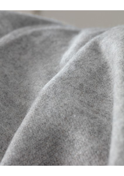 Chale Tek Kişilik Pamuklu Battaniye - Gri/bej fırsatları