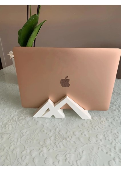 Modern Şık Macbook Dikey Standı Dikey Tutucu Masa Üstü Plastik