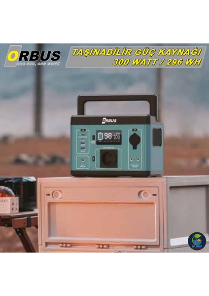 300W Power Station - 300 Watt Taşınabilir Güç Kaynağı