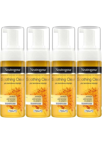 Soothing Clear Yüz Temizleme Köpüğü 150 ml x 4 adet