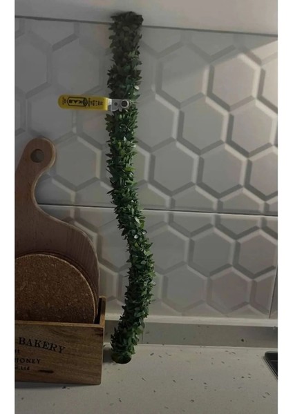 1 Metre Tel Yaprak Doğalgaz Borusu Süsü Şerit Yapay Taç Sarmaşık Çiçek Süs fırsatları