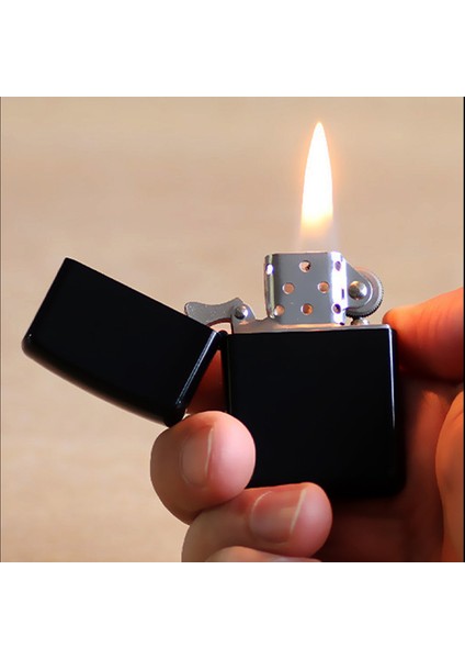 Kişiye Özel Isimli Benzinli Siyah Zippo Çakmak - Atatürk Imza Baskılı fiyatları