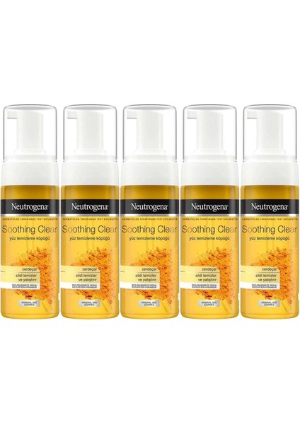 Soothing Clear Yüz Temizleme Köpüğü 150 ml x 5 adet