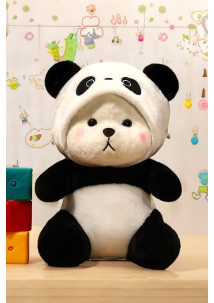 Sevimli Peluş Panda Kapüşonlu Uykumcuk 90CM - Peluş Oyuncak -Sevgiliye Özel Hediye