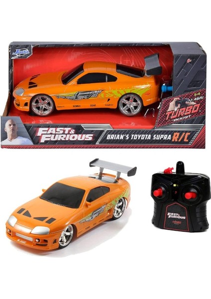 1:24 Uzaktan Kumandalı Fast & Furious Brian\'s 1995 Toyota Supra Mk4