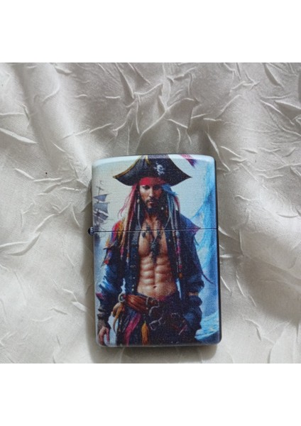 Retro Popüler Benzinli Çakmak - Jack Sparrow