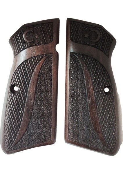 Silah Kabzası - Zig 14, Browning Hp, High Power 14, Spor Kasa ile Uyumlu - Koyu Kahverengi Renk - BRWHPSCV021