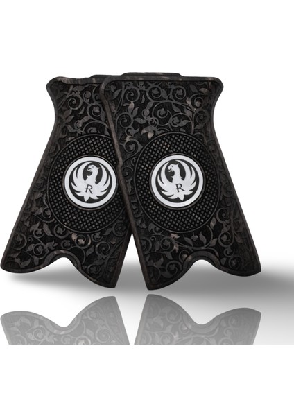 Silah Kabzası - Ruger P85 Serisi ile Uyumlu - Siyah Renk - Metal Logolu - RGRP85SY003L1 fiyatları