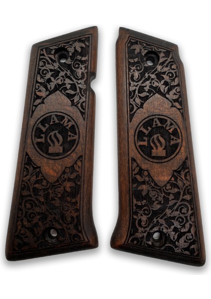 Silah Kabzası - Llama 9mm, Llama Ix (Llama 1911) ile Uyumlu - Koyu Kahverengi Renk - LLM45CV003