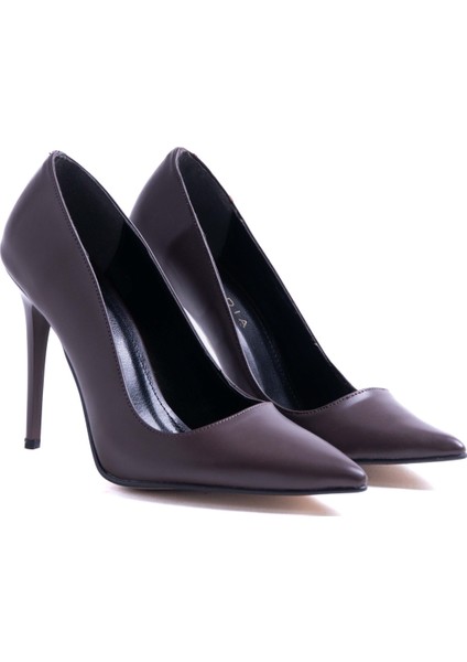 Nazoo Acı Kahve Mat Sivri Burun Stiletto fiyatları