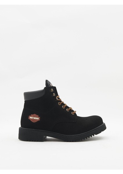 556 Mıd Erkek Siyah Süet Bot