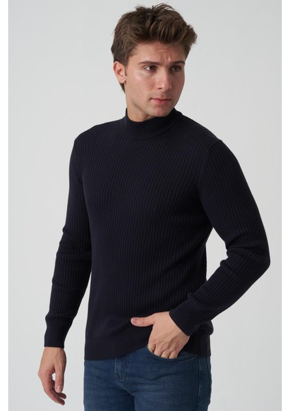 Águeda 1284 Slim Fit Yarım Balıkçı Triko Laci modelleri