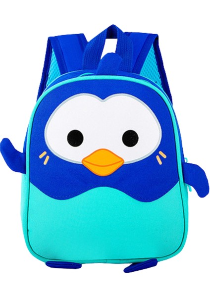 Sevimli Karikatür Penguen Anaokulu Okul Çantası Erkek ve Kız Bebek Sırt Çantası (Yurt Dışından)